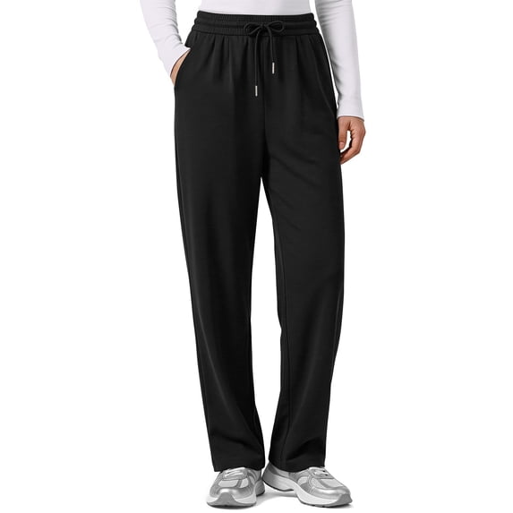 Fantaslook Women Joggers Pants High Waisted Drawstring Tapered Sweatpants Pleated Workout Lounge Pants with Pockets
