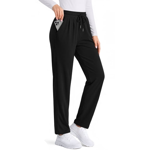 Fantaslook Women Joggers Pants High Waisted Drawstring Tapered Sweatpants Pleated Workout Lounge Pants with Pockets