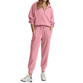 thumbnail image 1 of Fantaslook Womens 2 Piece Outfits Long Sleeve Half Zip Sweatsuits with Pockets Pullover Lounge Set, 1 of 8