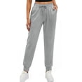 thumbnail image 1 of Fantaslook Womens Joggers with 3 Pockets Tapered Casual Sweatpants for Lounging Drawstring Athletic Pants Jogging Workout and Gym, 1 of 9