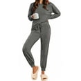 thumbnail image 1 of Fantaslook Womens Pajamas Sets Long Sleeve Top and Pant with Pockets Lounge Wear Set Oufits, 1 of 14
