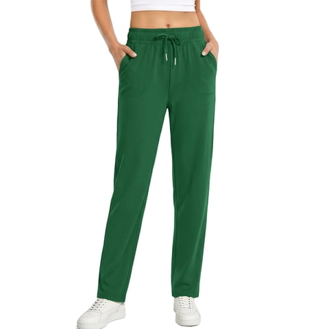 Fantaslook Womens Pants Stretch Knit Casual Lounge Pants Drawstring Athletic Work Pants with Pockets