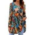 thumbnail image 1 of Fantaslook Womens Plus Size Tops Casual Long Sleeve Shirts Dressy Tunic Tops Fall Loose Blouses, 1 of 7