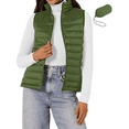 thumbnail image 1 of Fantaslook Womens Duck Down Puffer Vest Packable Quilted Sleeveless Stand Collar Zip Up Water-Resistant Coat Outerwear Winter Vests with Pockets, 1 of 10