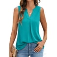 thumbnail image 1 of Fantaslook Womens Tank Tops V Neck Sleeveless Summer Shirts Loose Casual Tops Blouse, 1 of 9
