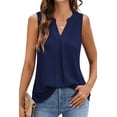 thumbnail image 1 of Fantaslook Womens Tank Tops V Neck Sleeveless Summer Shirts Loose Casual Tops Blouse, 1 of 9