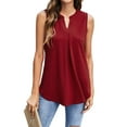 thumbnail image 1 of Fantaslook Womens Tank Tops V Neck Sleeveless Summer Shirts Loose Casual Tops Blouse, 1 of 10