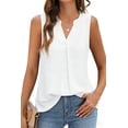 thumbnail image 1 of Fantaslook Womens Tank Tops V Neck Sleeveless Summer Shirts Loose Casual Tops Blouse, 1 of 9