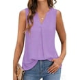 thumbnail image 1 of Fantaslook Womens Tank Tops V Neck Sleeveless Summer Shirts Loose Casual Tops Blouse, 1 of 9