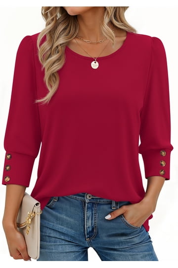 women's burgundy dress shirt Peri Striped Poplin Shirt