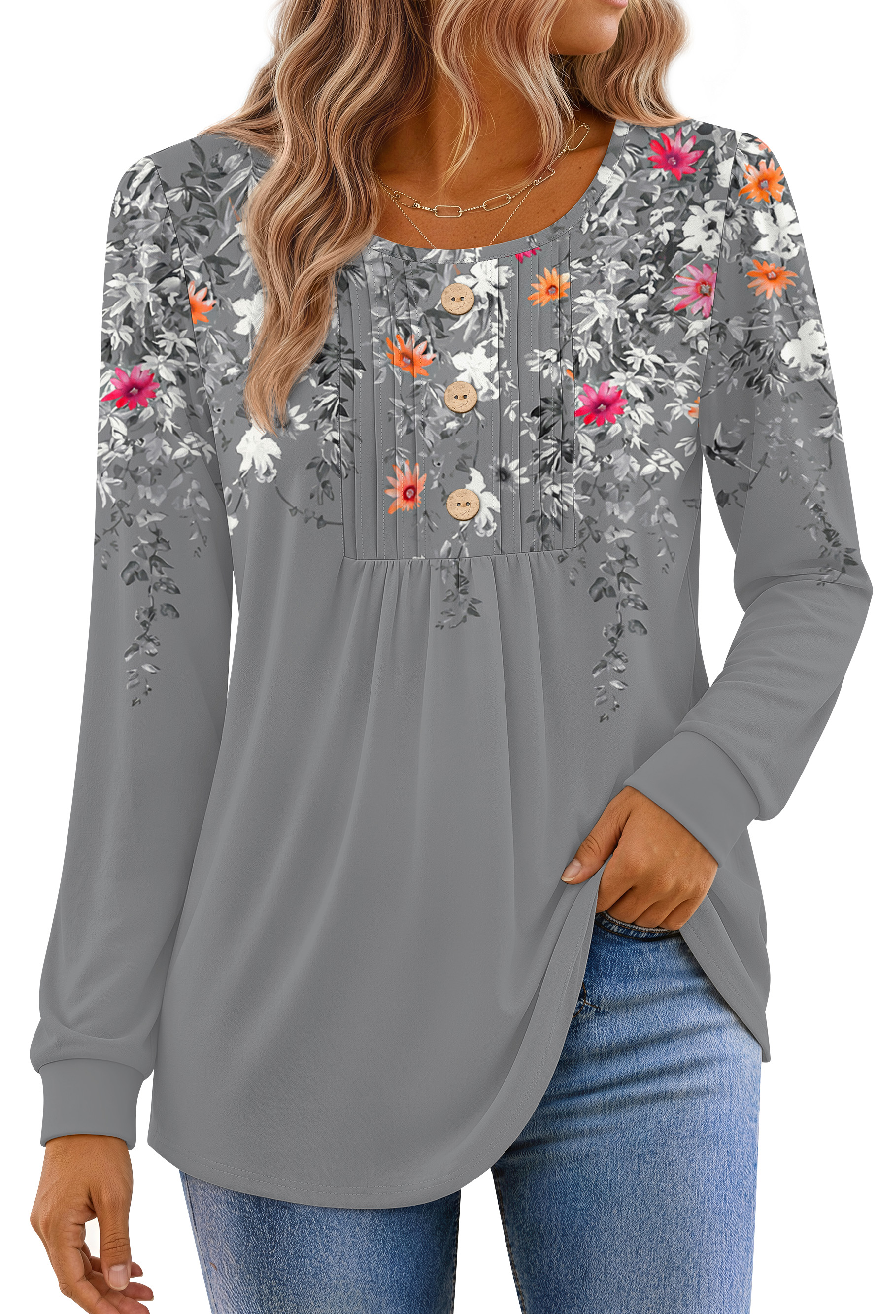 Fantaslook Womens Tops Dressy Casual Button Pleated Blouses Long Sleeve Shirts Fall Fashion Tunic Tops: A Practical Buying Guide