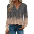thumbnail image 1 of Fantaslook Womens Tops Long Sleeve V Neck Blouses Business Casual Shirts Fall Fashion Dressy Tops, 1 of 8