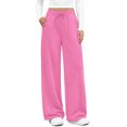 thumbnail image 1 of Fantaslook Womens Wide Leg Sweatpants High Waisted Baggy Pants Fashion Drawstring Athletic Sweatpants with Pockets, 1 of 10