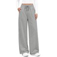 thumbnail image 1 of Fantaslook Womens Wide Leg Sweatpants High Waisted Baggy Pants Fashion Drawstring Athletic Sweatpants with Pockets, 1 of 11