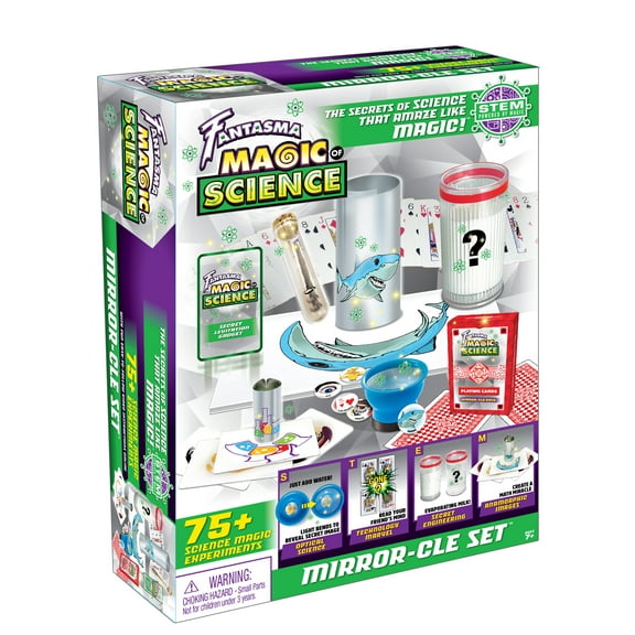 Fantasma Magic of Science STEM Based Mirror-cle Magic Set | 75+ Experiments
