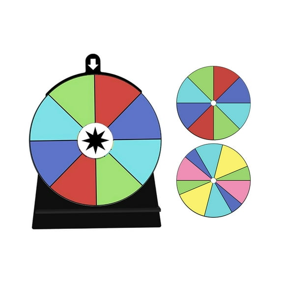 Fantasook Dry Erasable Prize Wheel Smooth Spinner And Stick Backing For Party Game Spinner