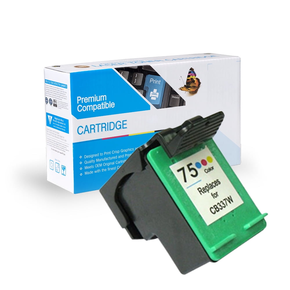 Fantastech Compatible # CB337WN (HP 75) Color Cartridge for the ...