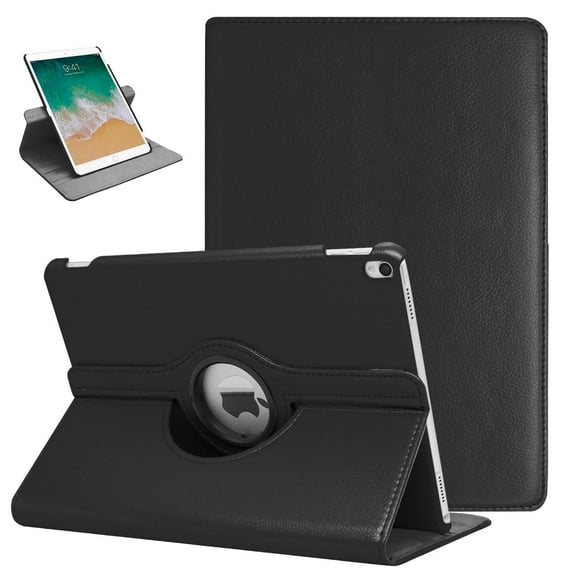 Fantastech Styles iPad 10th Generation Case, 10.9 Inch Tablet Case with 360 Degree Rotating Stand, Black
