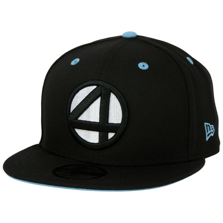 Fantastic 4 Logo Black Colorway New Era 59Fifty Fitted Hat-7 1/4
