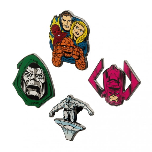 Fantastic 4 and Enemies Mystery Blind Box Pin
