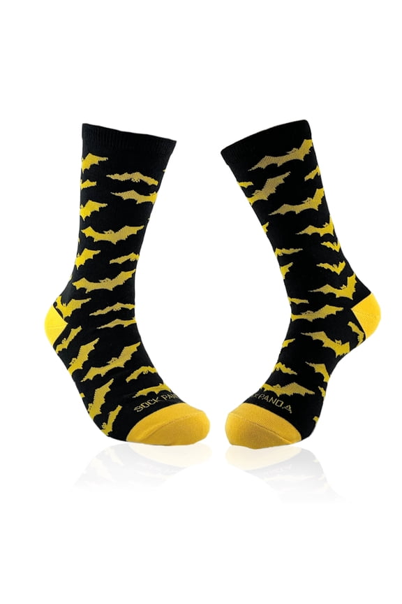 Fantastic Bat Pattern Socks from the Sock Panda (Adult Medium)
