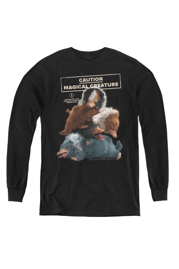 Fantastic Beasts 2 - Cuddle Puddle - Youth Long Sleeve Shirt - Small