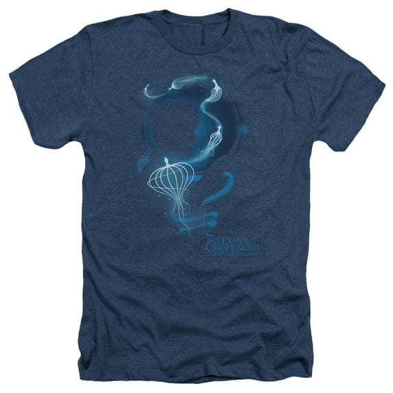 Fantastic Beasts 2 - Newt Silhouette - Heather Short Sleeve Shirt - Medium