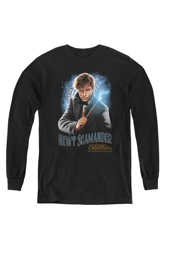 Fantastic Beasts 2 - Scamander Monogram - Youth Long Sleeve Shirt - Medium