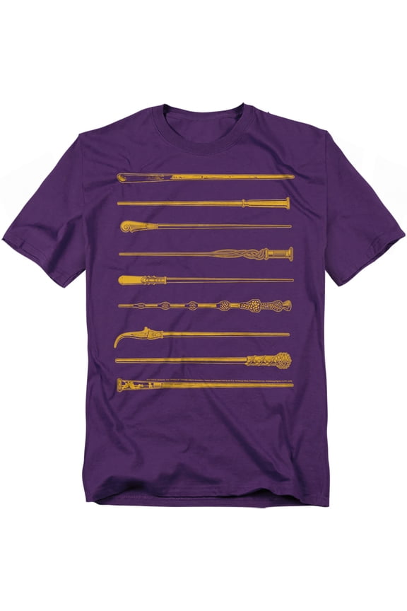 2 T-Shirt Wands Unisex Graphic Tee For Men & Women Purple 