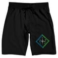 thumbnail image 1 of Fantastic Beasts Albus Dumbledore vs. Gellert Grindelwald Men's Black Lounge Shorts-XXL, 1 of 2