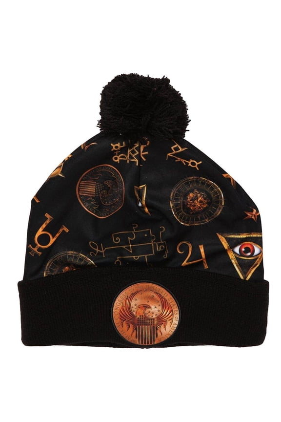 Fantastic Beasts And Where To Find Them Macusa Cuff Pom Beanie Hat
