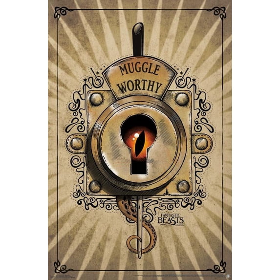 Fantastic Beasts And Where To Find Them - Muggle Worthy Wall Poster, 22.375" x 34"