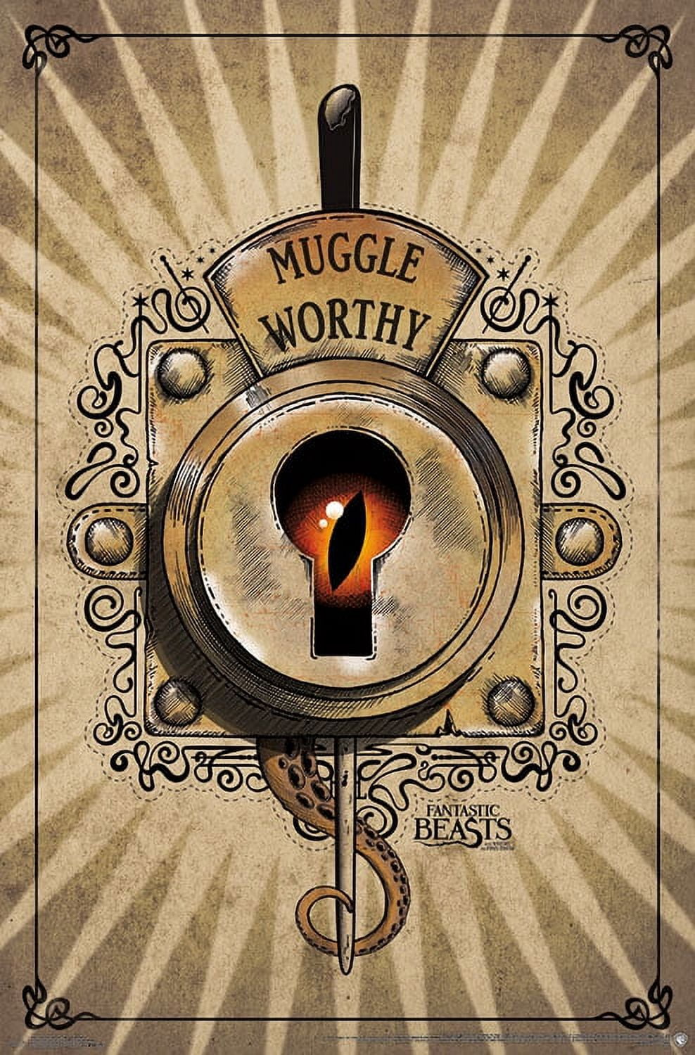 Fantastic Beasts And Where To Find Them - Muggle Worthy Wall Poster, 22.375" x 34"