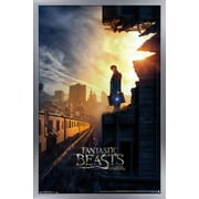 Fantastic Beasts And Where To Find Them - One Sheet Wall Poster, 14.725" x 22.375", Framed
