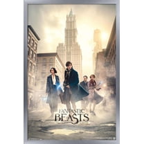 Fantastic Beasts And Where To Find Them - Streets Wall Poster, 14.725" x 22.375", Framed