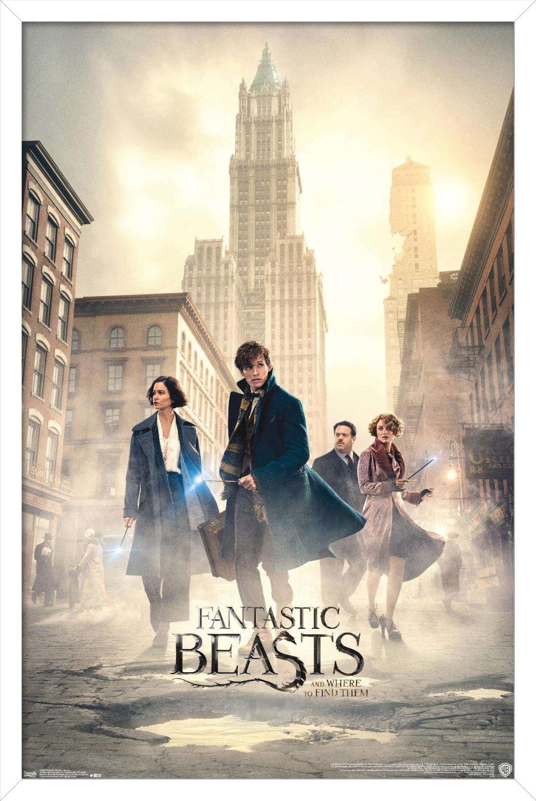 Fantastic Beasts And Where To Find Them - Streets Wall Poster, 14.725" x 22.375", Framed