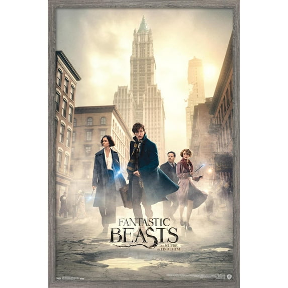 Fantastic Beasts And Where To Find Them - Streets Wall Poster, 22.375" x 34", Framed