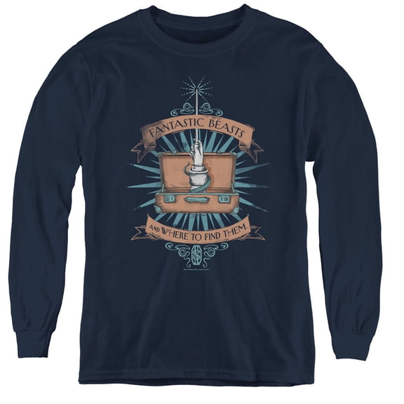 Fantastic Beasts - Briefcase - Youth Long Sleeve Shirt - Large