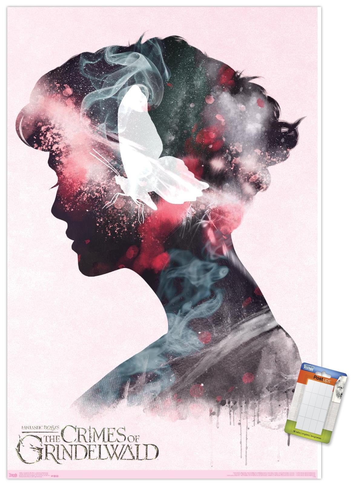 Fantastic Beasts: Crimes Of Grindelwald - Queenie Illustration Wall Poster, 14.725" x 22.375"