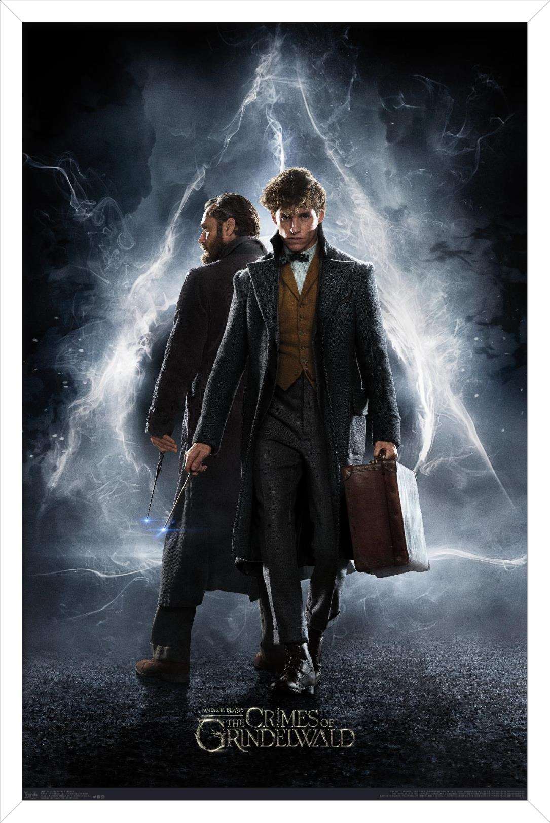 Fantastic Beasts: Crimes Of Grindelwald - Teaser Wall Poster, 14.725" x 22.375", Framed