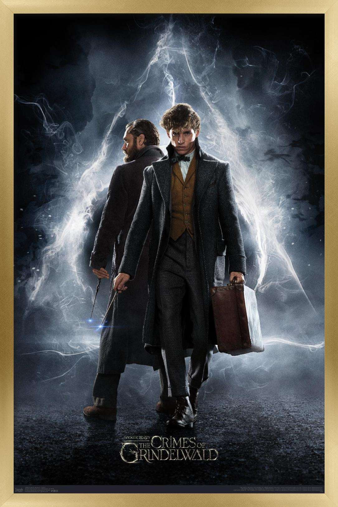 Fantastic Beasts: Crimes Of Grindelwald - Teaser Wall Poster, 14.725" x 22.375", Framed