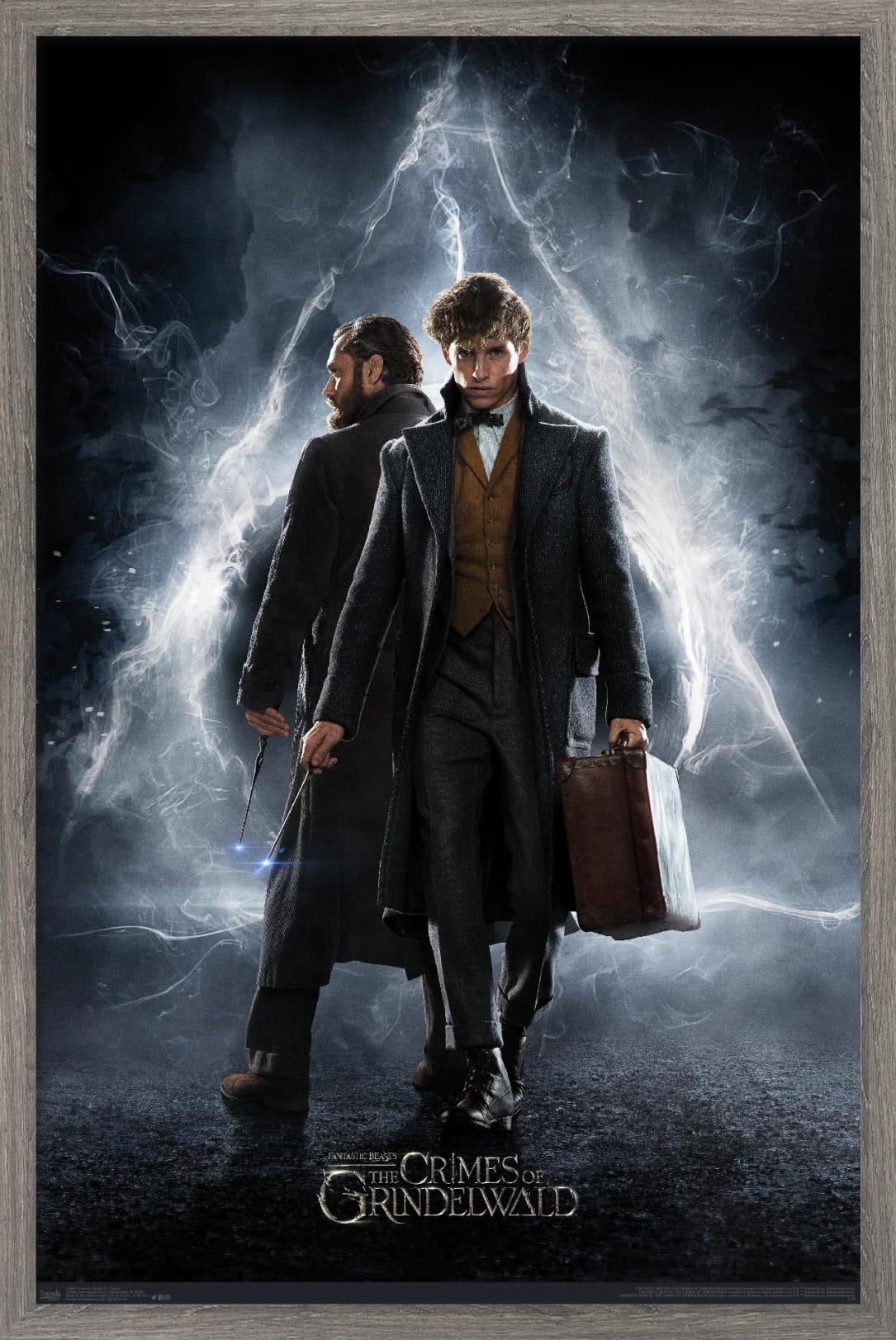 Fantastic Beasts: Crimes Of Grindelwald - Teaser Wall Poster, 22.375" x 34", Framed
