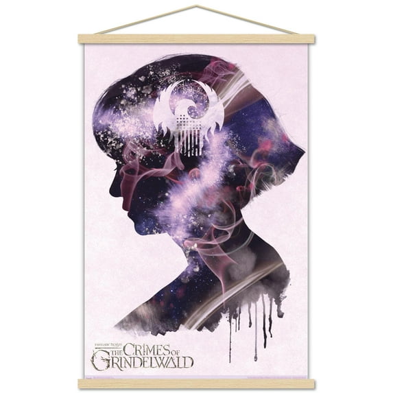 Fantastic Beasts: Crimes Of Grindelwald - Tina Illustration Wall Poster with Wooden Magnetic Frame, 22.375" x 34"