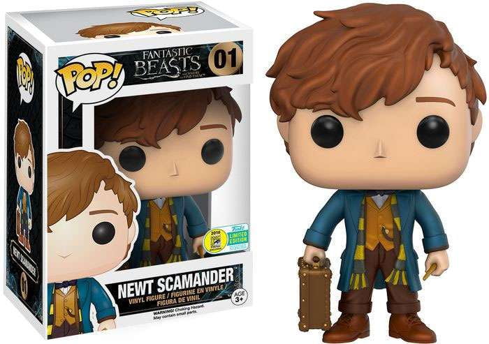 Funko pop! NEWT SCAMANDER 限定版 フィギュア 14 Funko Harry Potter POP! Fantastic Beasts Newt Scamander