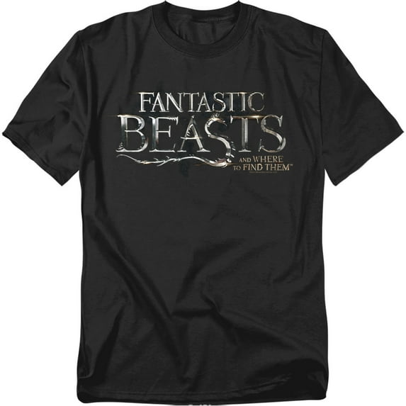 Fantastic Beasts T-Shirt Logo Unisex Graphic Tee For Men & Women Black 