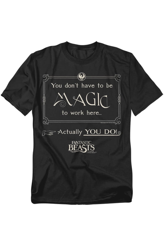 T-Shirt Magic To Work Here Unisex Graphic Tee For Men & Women