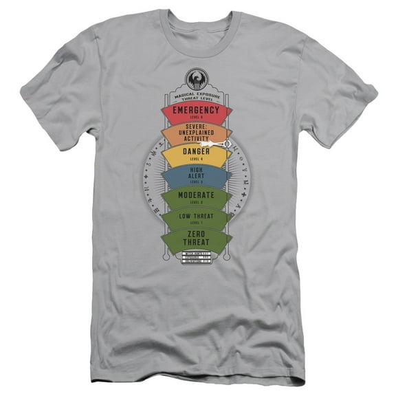 Fantastic Beasts - Magical Exposure Threat Level - Slim Fit Short Sleeve Shirt - Small