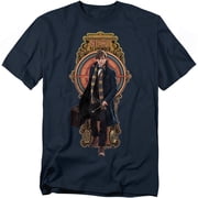 Fantastic Beasts T-Shirt Newt Scamander Unisex Graphic Tee For Men & Women Navy&nbsp;
