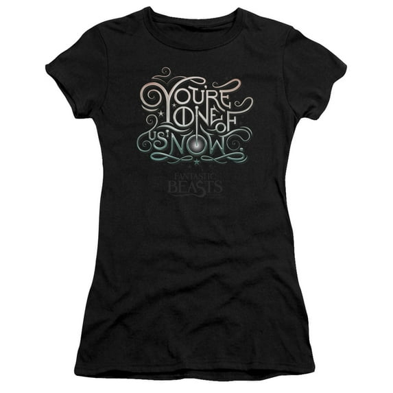 Fantastic Beasts One Of Us S/S Junior Women's T-Shirt Sheer Black