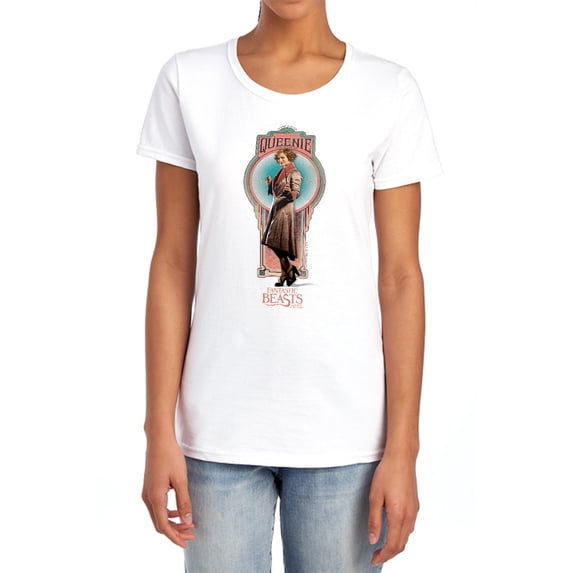 Fantastic Beasts Queenie Women's T Shirt, White, Large